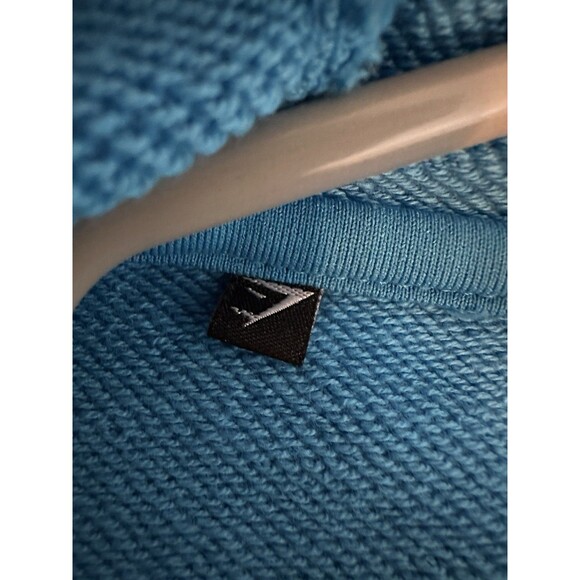 Gymshark Cropped Hoodie Women's Small Sweatshirt Workout Active Blue - Picture 6 of 6